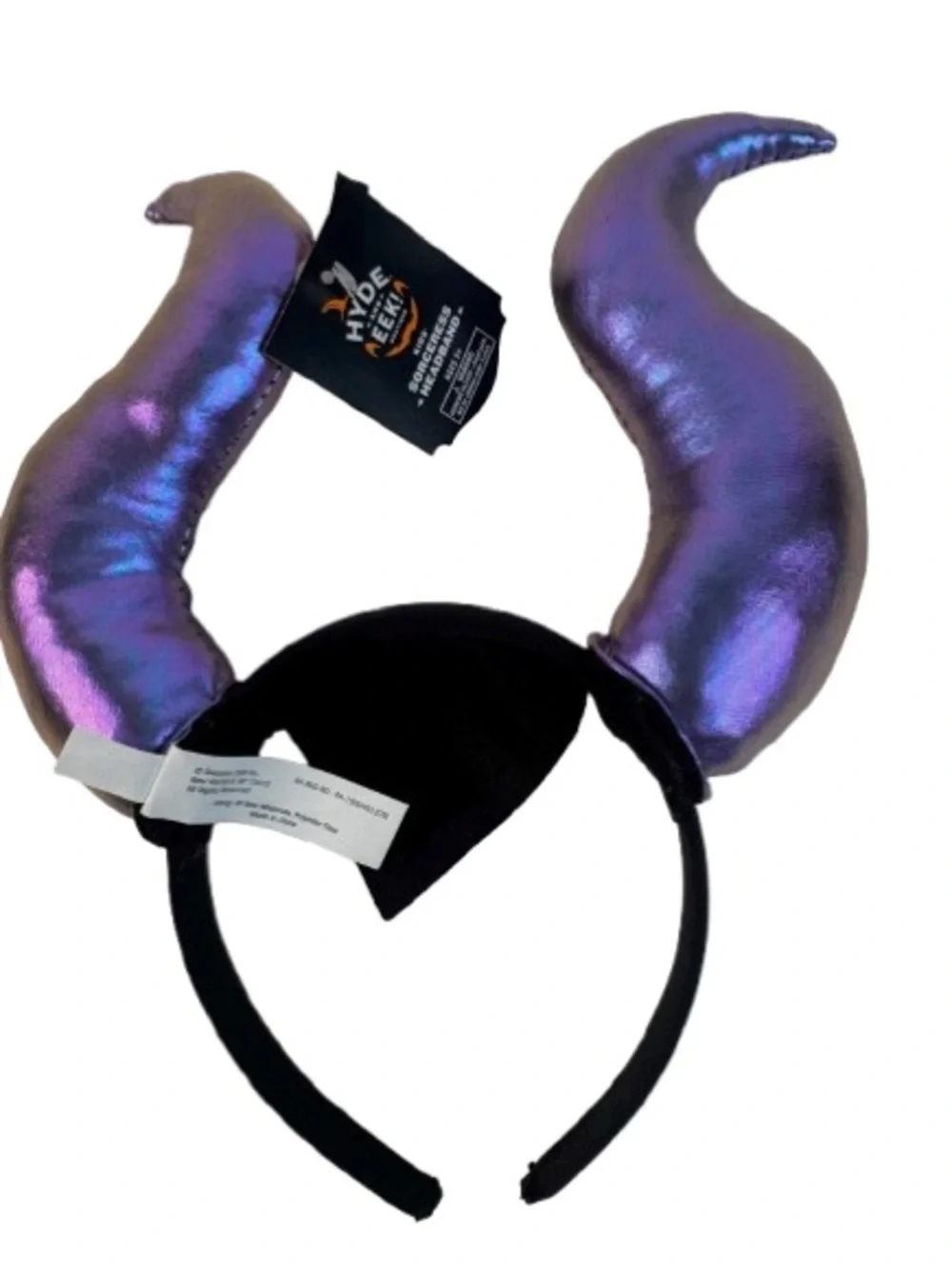 Villains Iridescent Purple Horn Headband